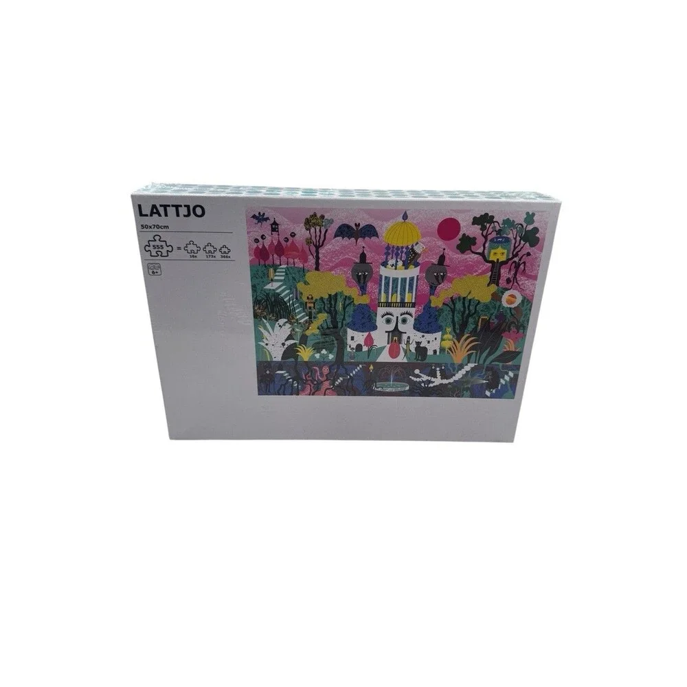 Lattjo 555 Piece Puzzle Modern Abstract New In Box / Sealed /Still In Shrinkwrap